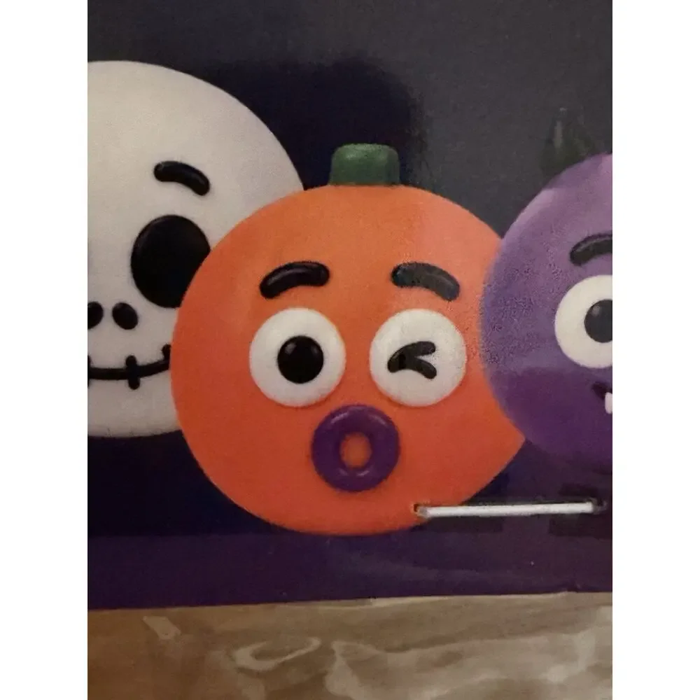 Halloween Orange Pumpkin Smusher-Style Face Swap Squishy Sensory Fidget Toy